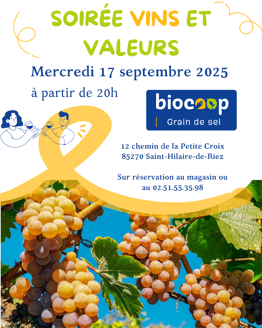 Soirée Vins et Valeurs