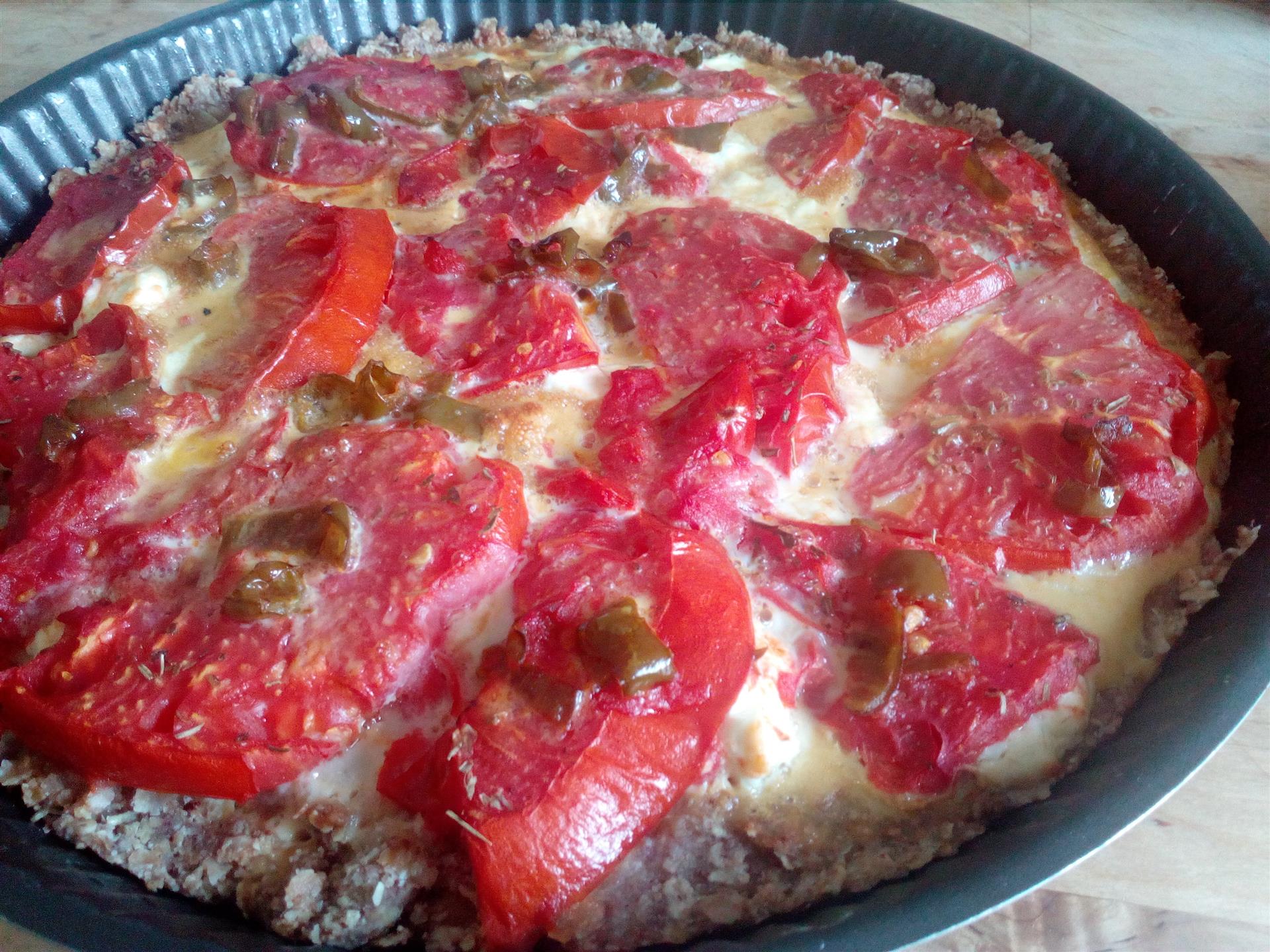 Tarte sarrasin tomate ricotta